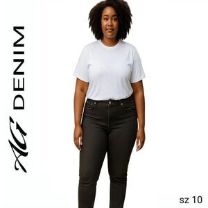 AG Denim Black Skinny Stretch Jeans